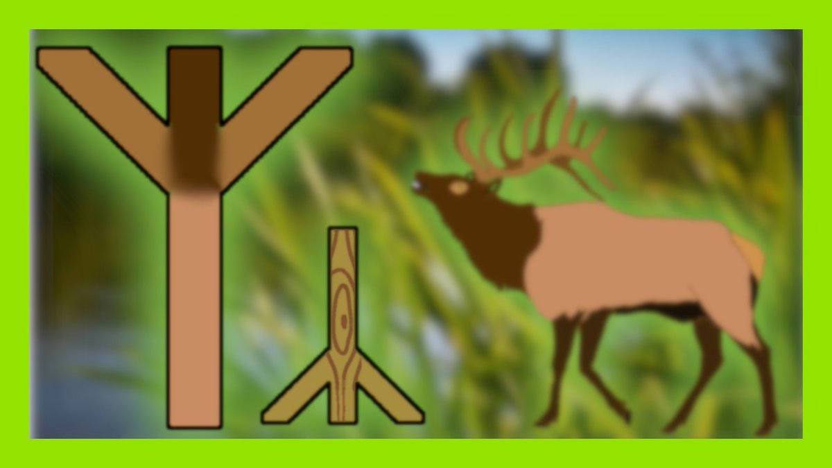 GuthlacYT's tweet image. *Algiz, Eohlx-, or Yr, is the fifteenth rune of the Elder Futhark and Futhorc; the sixteenth of the Younger Futhark. Truthfully, it should probably be seen as three different runes. Two name meanings are; 'elk' (or a sharp grass); and 'yew'.

youtu.be/-qK3jGjZVZU

#RuneJune