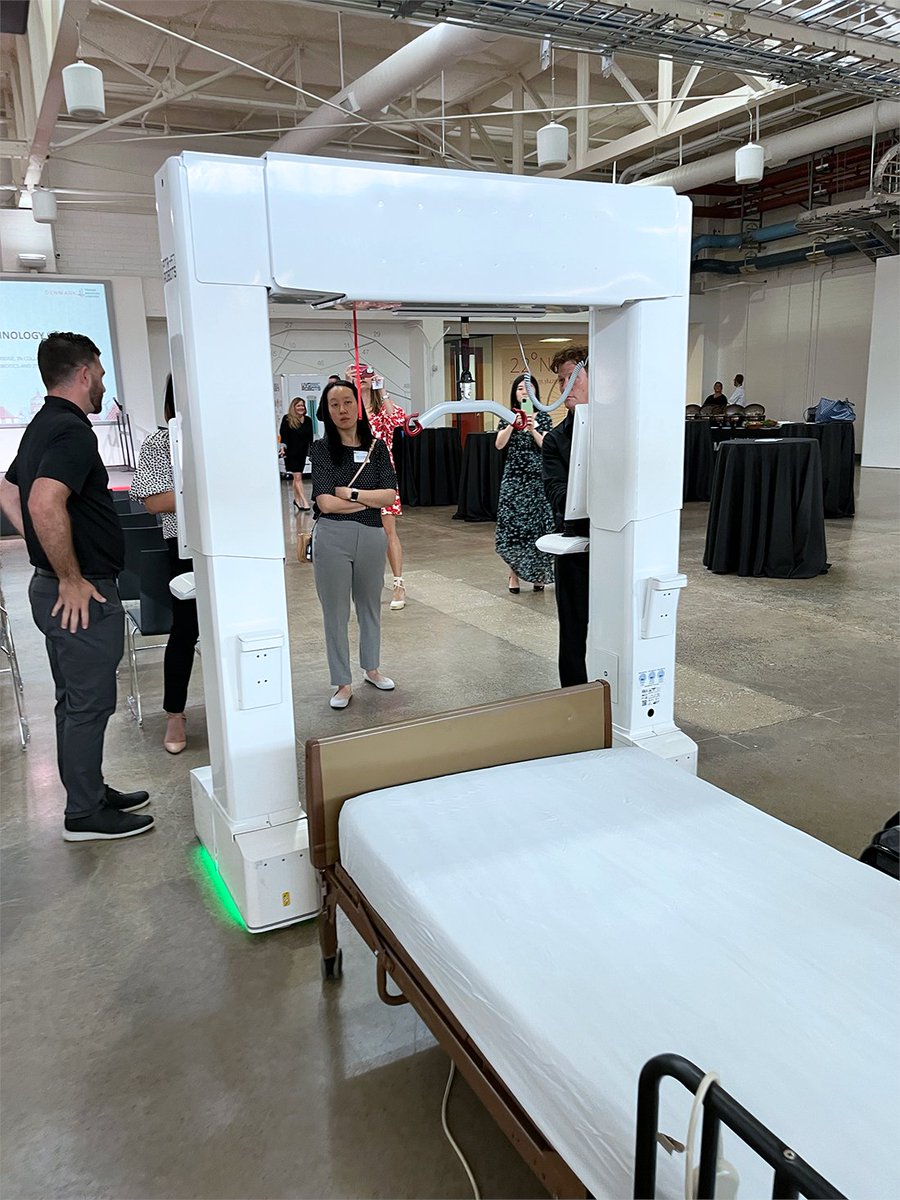 BlueOceanRobot's tweet photo. This week, we had the pleasure of presenting, via @GobeRobots, our @UVDRobots and @PTRrobots at the #Robotics &amp; Assistive #Technology Workshop at the @TMCInnovation - a workshop focused on technologies #developed for front line nursing staff and #hospital workers.

Take a look👇 https://t.co/WMSkfcSCCz