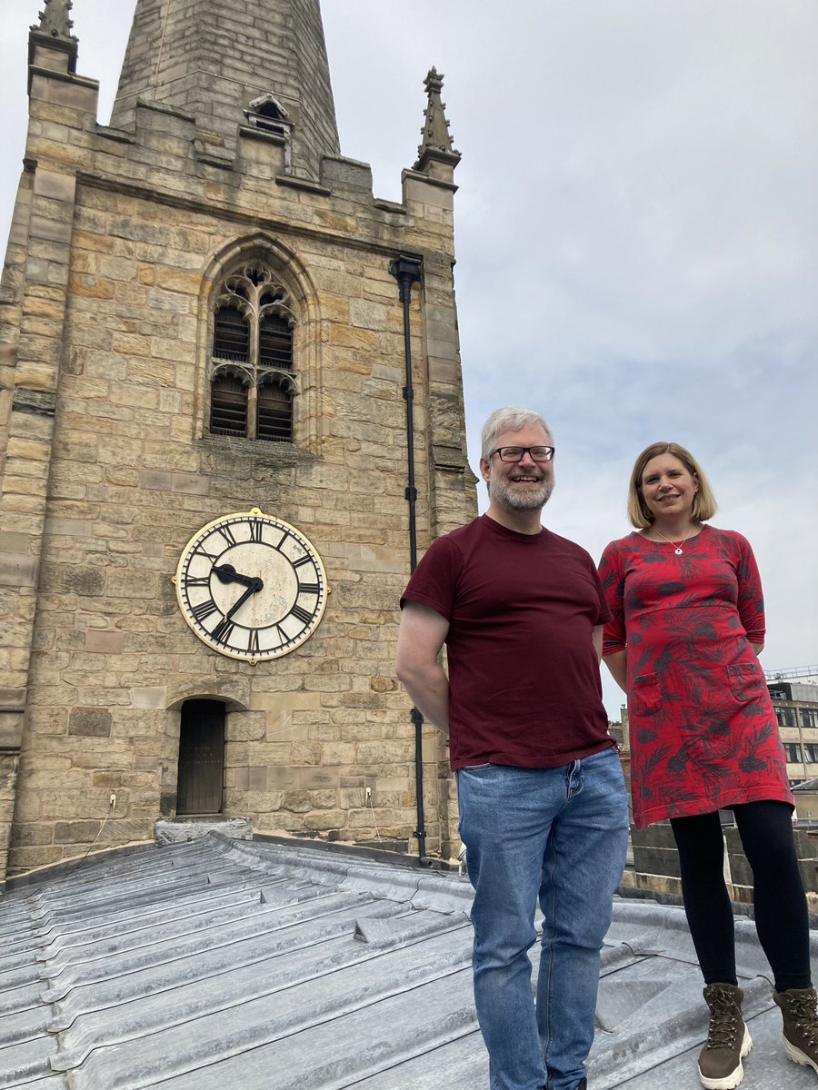 Alex &amp; Emma ringing the bells across Nottingham for #JubileeWeekend More at 1.30 on <a href="/bbcemt/">BBC East Midlands</a>