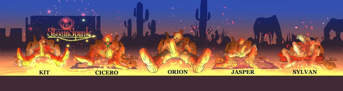 I've been working on a few Jasper and pals lineups.  Anyone got a boot fetish? https://t.co/YxRGIOOk