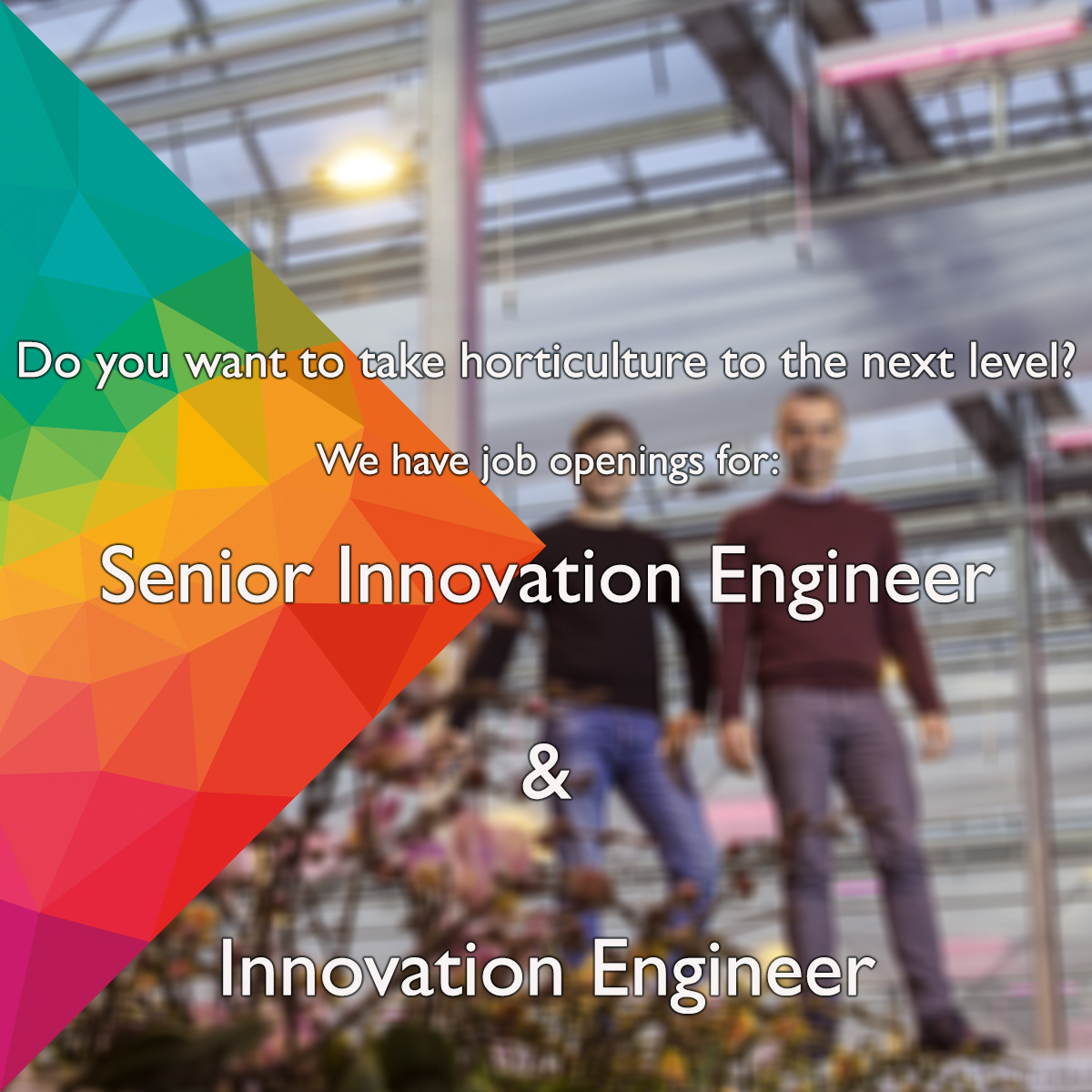 Job alert! Is innovation your passion and are you driven by taking it to the next level? Then we are looking for you! Join us in creating top quality LED grow light solutions for international high tech horticulture. 

lnkd.in/edRsVhT7

lnkd.in/euNQHQwz
