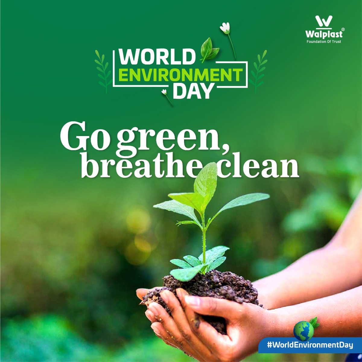 This environment day, let's heal what's broken. Live green