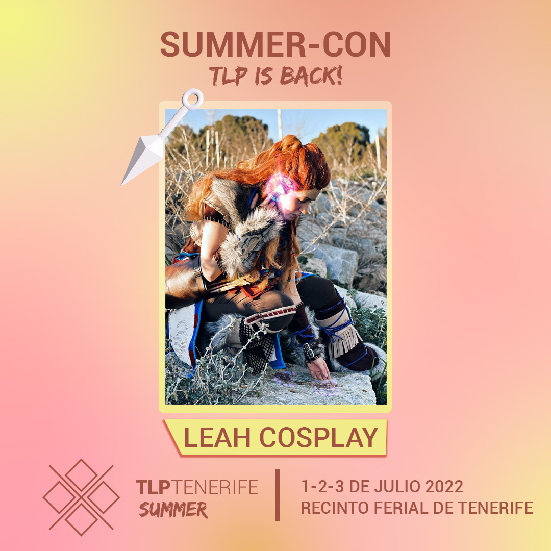 ¡Presentamos a la primera cosplayer invitada a #TLP2022!

Tendremos a <a href="/laliluLeahlo/">𝘎𝘢𝘣𝘺</a>, streamer y cosplayer que ganó el concurso de Cosplay de Aloy organizado por <a href="/PlayStationES/">PlayStation España</a> por el lanzamiento del último juego de la saga 🏹

👉 tlp-tenerife.com