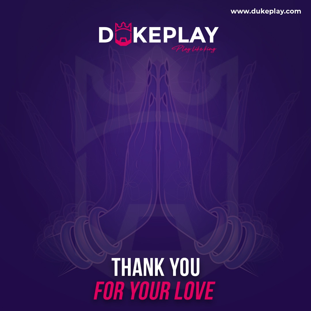 Hi Folks,

The DukePlay team thanks you for the love you have given us. 🤗

We hope that you like our services. 

Thank you 🙏

For any support or suggestions Write us on support@dukeplay.com