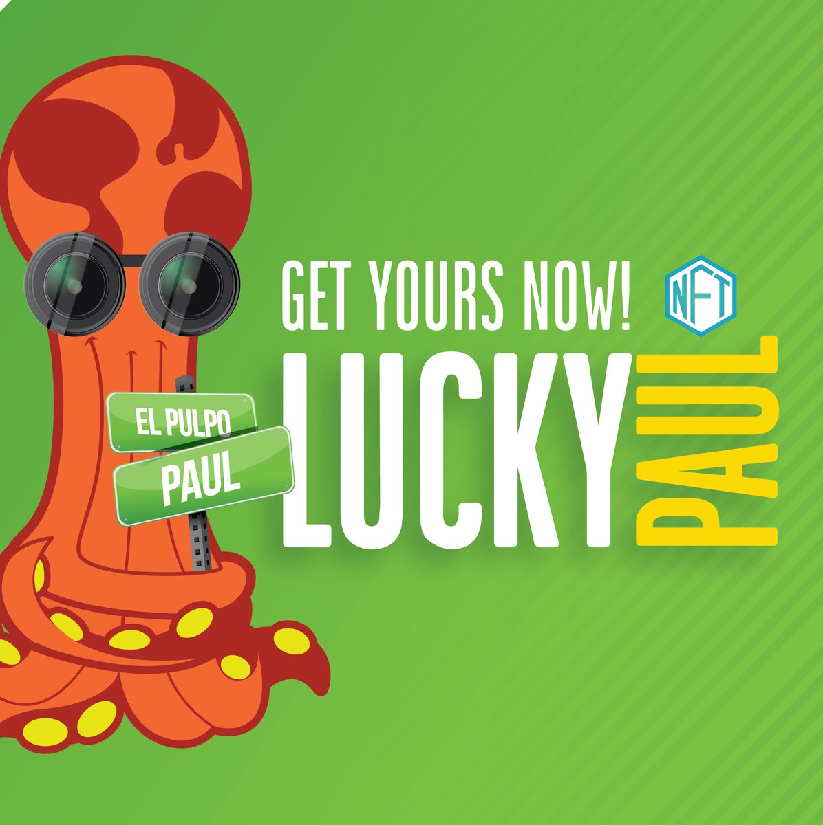 Strike it lucky with your own Lucky Paul.
Minting process currently underway!
Get yours now on opensea!

#nft #nftdrop #nftfollow #nftart #nftartist #nftcollectibles #nftproject #nftcollection #nftutility #nftgiveaway #nftcommunity #nftcollector #nfts #nftusa #nftartwork #nft