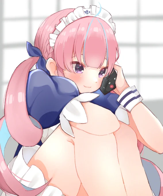 ままと電話するあくあちゃんです
#あくあーと #湊あくあ 