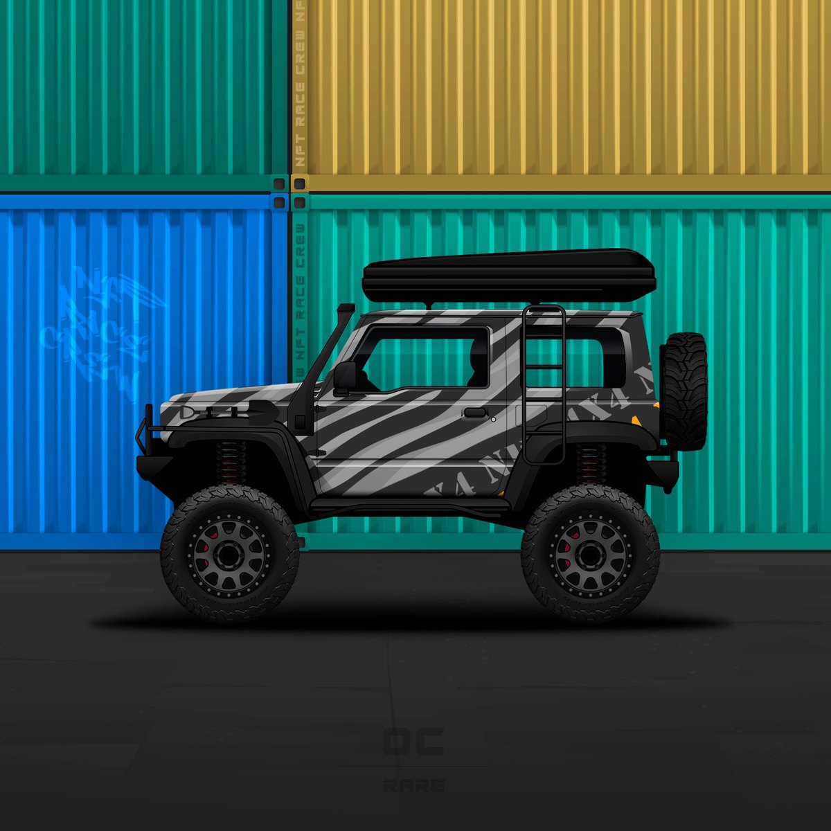 nftracecrew's tweet photo. This is Suzuki Jimny- car from #OffRoadClub NFT collection.

Check our webpage for more information and welcome to the club!

#OC #NFTRaceCrew #NFT #nftcommunity #nftartist #nftart #nftcollector #supercars #binancenft #suzukijimny https://t.co/EKQi84ZLWZ