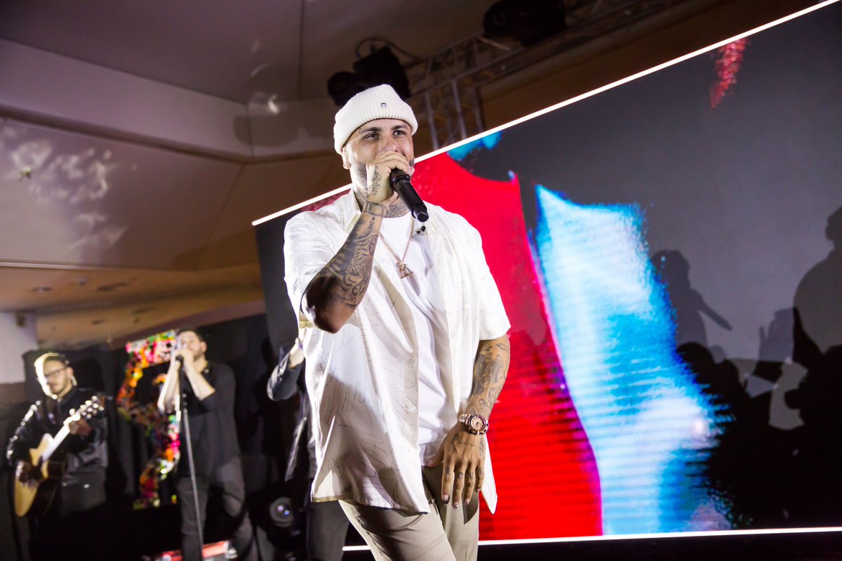 maupyworldwide's tweet photo. Iconic Latin artist, world-renowned reggaeton and pop star, @NickyJamPR was with us at The #GlobalGiftGala #cannes singing and lifting everyone. Presented by @WoonklyEN the main sponsor, they were also supporting the cause @egow3rld and @AsteriusTech 🙏🏻❤️ https://t.co/fibMrzAYR1