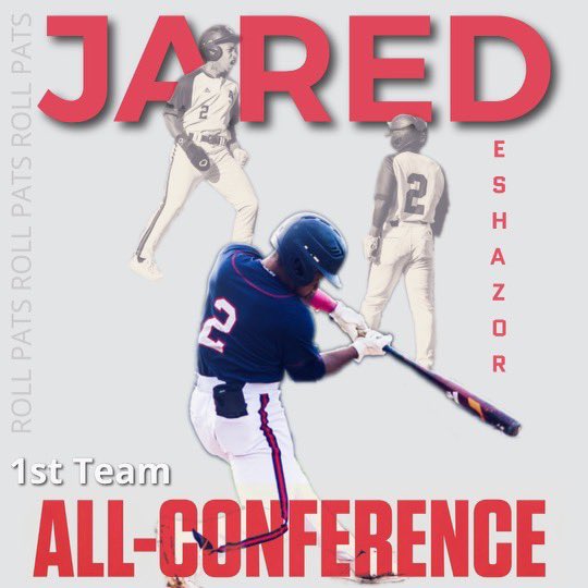 AFHS_Baseball's tweet photo. Congrats to @Jdeshazor24 for making 1st Team All SWAC Conference this year!!!!

#DHTBB #BTB https://t.co/rCwzgiYWSM