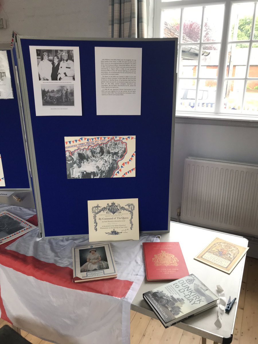 waronwheels's tweet image. Dunkirk to D Day part of the #JubileeWeekend at Old Dalby village hall. COD Old Dalby played a major part in #RAOC in #WW2. Also on display the stool my mum used at the Coronation. It was her archive that enabled my to write the book. philwilliamswriter.co.uk/2016/10/cod-ol…