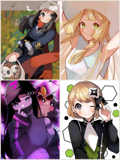 #ポケモン絵描きさんと繋がりたい 
久しぶりにやります!ポケモントレーナー♀とポケモン原型をよく描きます～!RT中心に無言フォローで失礼します! 