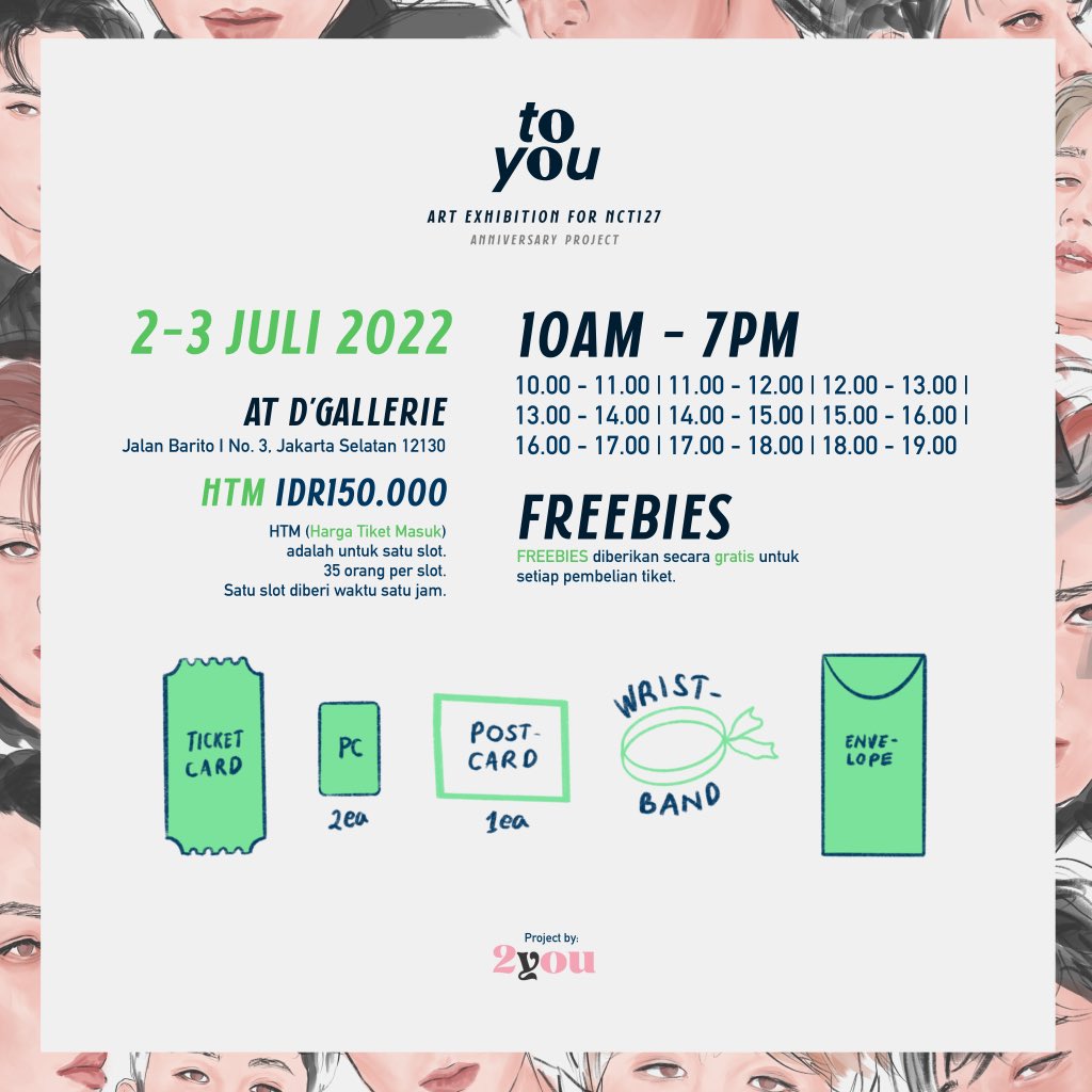 nct_menfess's tweet photo. Art Exhibition For NCT 127
'๐ฉ๐ค ๐ฎ๐ค๐ช'
๐ซ HTM (ticket online): https://t.co/qD6IpInqFa
๐ฒGroup Chat : https://t.co/L46CX0ojMq
๐ DโGallerie, Jakarta
Project by @project_2you
#ProjectNCT127
#Project2you https://t.co/dq7hjYliYC