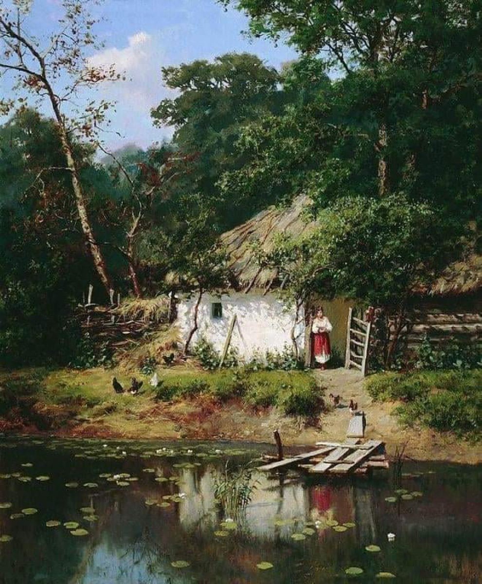 Олександр Кисельов
"Українська хата" 1883 рік.