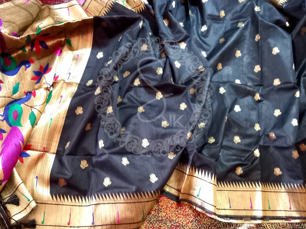 SBS88484229's tweet photo. 🌟🌟Black Paithani Silk💙💙 

📌 To place order ~ please WhatsApp @ 8617799715

Free shipping across India

#studionakshikantha
#paithani 
https://t.co/LAeEp0kLrT https://t.co/Hfc2EYrFm2