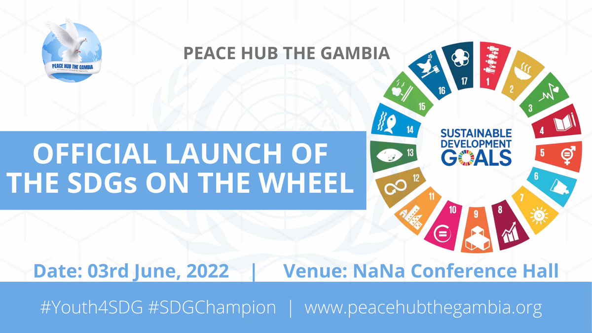 Today, we officially launch our #SDGOnWheel project. The project will create space for young people to share explore opportunities around working on #GlobalGoals with the aim of achieving #SDGs in The Gambia through local solutions.

#Youth4SDG #GMBYouth4SDGs