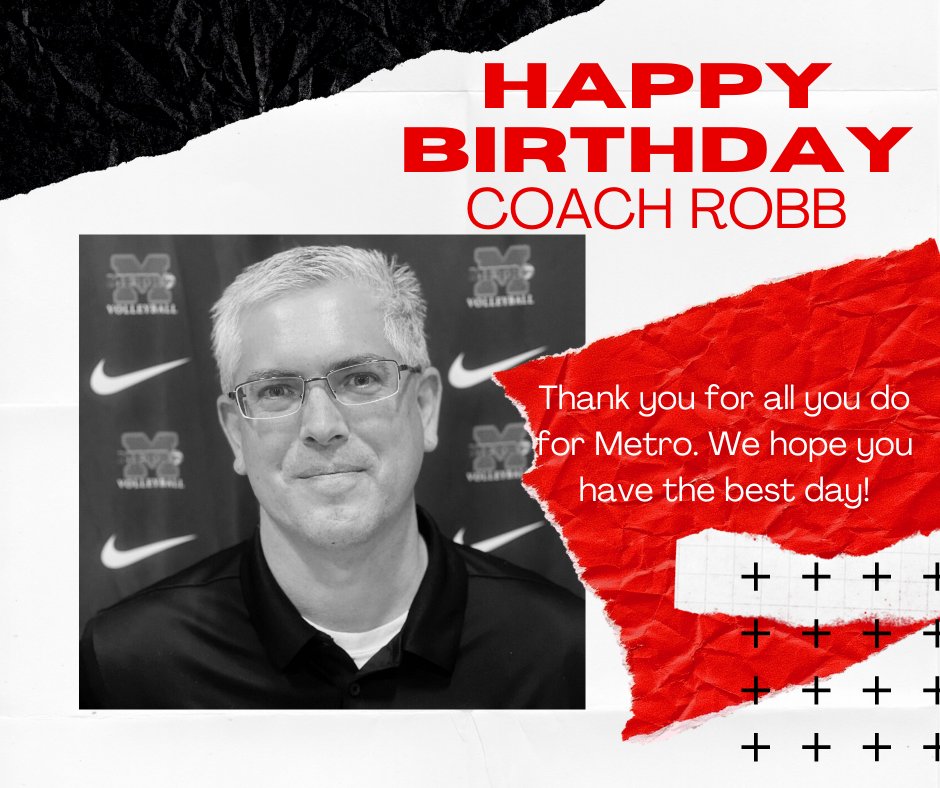 Happy Birthday, Coach Robb!🎂 We hope you have the best day. Metro is so lucky to have you! #metrobirthdays #metrocoachesarethebest #happybirthday #metrostrong