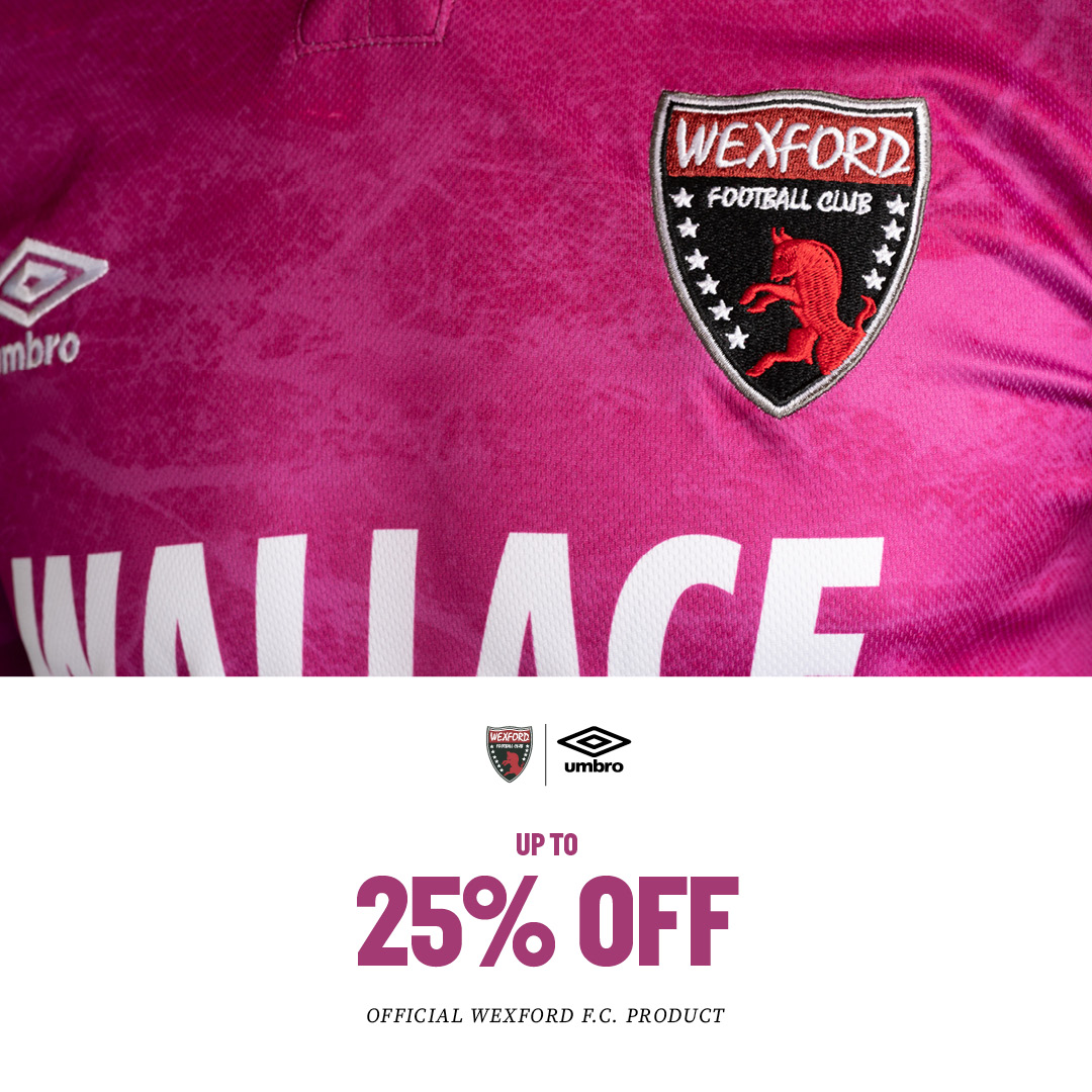 UmbroIreland's tweet photo. ☀️ Summer Sale ☀️ 

Grab up to 25% off your favourite @WexfordFC gear 💪 *Ends June 20th* 

Available at https://t.co/EOJLRmXjPx 📲 

#LOI #WexfordFC #SummerSale https://t.co/TyRJdVszLf