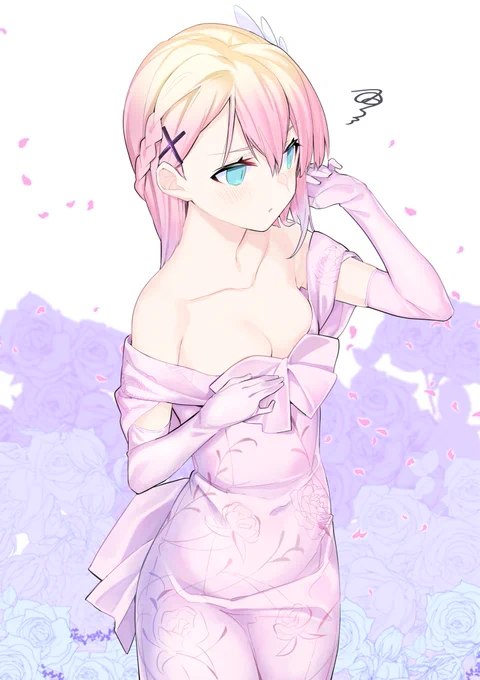 明日からまぞく展なのでドレスちよもも描きました。
#まちカドまぞく 