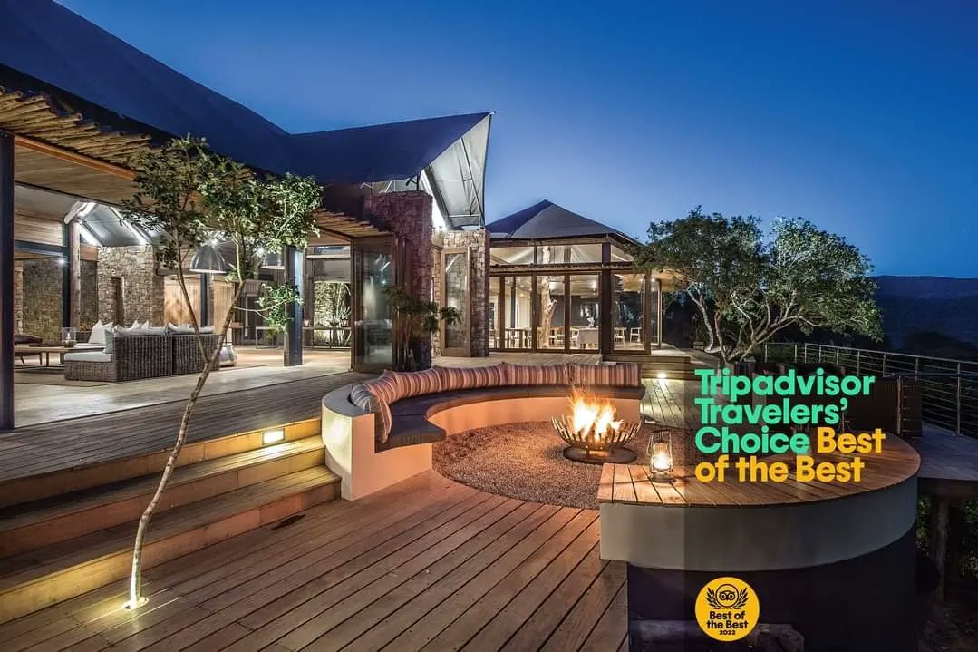 KariegaGameRes's tweet photo. We are happy to be recognized as having lodges in the top 10% of listings on Tripadvisor.
Settlers Drift was recognized as being the top 1% of listings on Tripadvisor. #kariegagamereserve #settlersdrift #mainlodge #ukhozilodge #tripadvisor #tripadvisoraward #travelerschoice https://t.co/j0CF6HVaHp