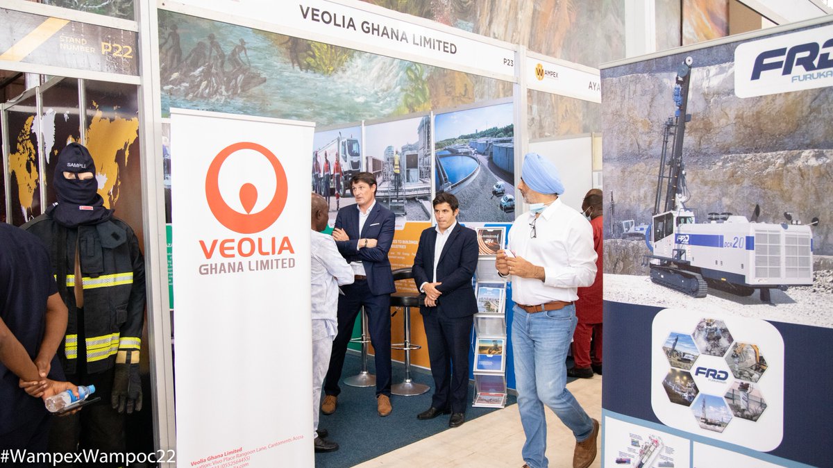 Wampoc22's tweet photo. Earlier, Veolia Ghana shared a presentation about its water treatment process for the mining sector in Ghana.
#WampexWampoc22 https://t.co/CsRxRcyc1M