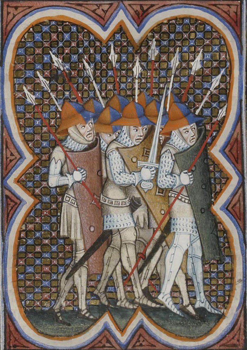 The medieval armies were not just led by the aristocratic elite but even a lot of non-noble militias and mercenaries came from classes that were above that of an average peasant. An important part was played by urban militias who were from wealthy cities.