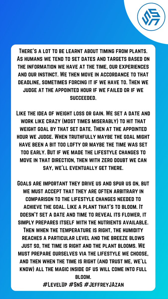Friday Reflection #LevelUp #SnS
