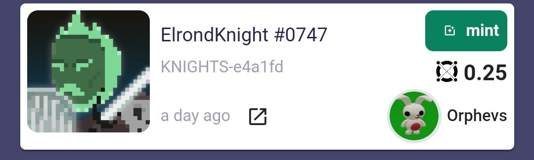 🙌🏼🎉⚔️ ANOTHER NICE MINT⚔️🎉🙌🏼 
congrats to the buyer and new member of the brotherhood for this rare knights.