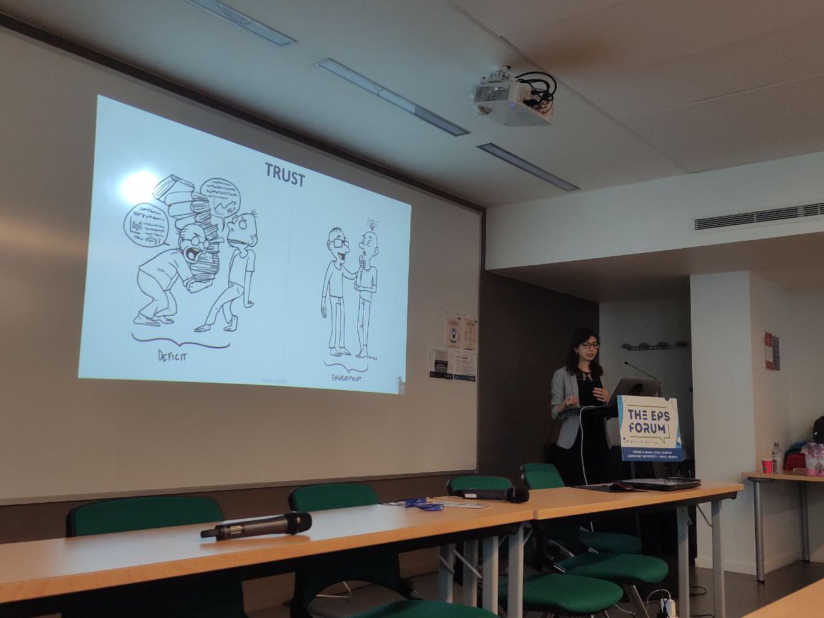 EPS Young Minds (@epsyoungminds) on Twitter photo Great insights provided by <a href="/GiulianaGalati/">Giuliana Galati</a> in her talk on:
"Science in the spotlight: importance and compromises
of bringing research to the general public"
<a href="/EuroPhysSoc/">European Physical Society (EPS)</a> #EPSForum2022
#communication #science #outreach Great insights provided by <a href="/GiulianaGalati/">Giuliana Galati</a> in her talk on:
"Science in the spotlight: importance and compromises
of bringing research to the general public"
<a href="/EuroPhysSoc/">European Physical Society (EPS)</a> #EPSForum2022
#communication #science #outreach