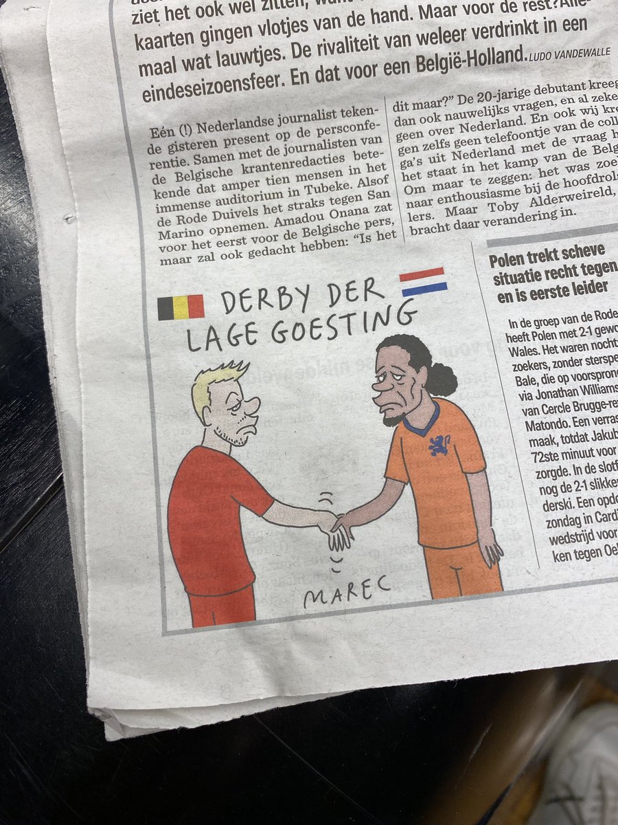 m_wijffelsAD's tweet image. Uit ⁦@Nieuwsblad_be⁩

In die schitterende Vlaamse taal. #goesting

#Oranje
