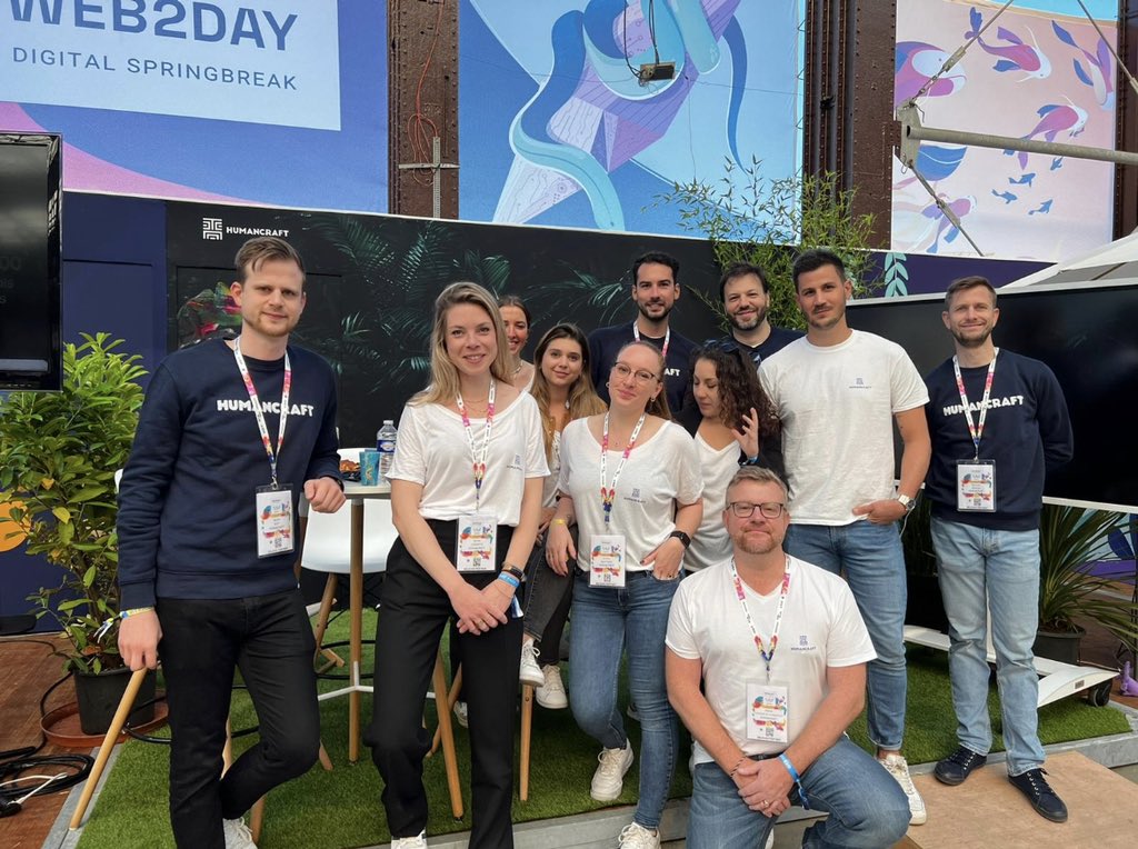 Le <a href="/web2day/">Web2day</a> touche à sa fin!🥲

Ce fut une très belle expérience à vivre et notre équipe ressort la tête remplie de bon souvenirs et de belles rencontres !

Au compteur 9687 visiteurs ont participé à cet événement ! 
Autant dire que c’était plutôt fou !

See you soon

#web2day