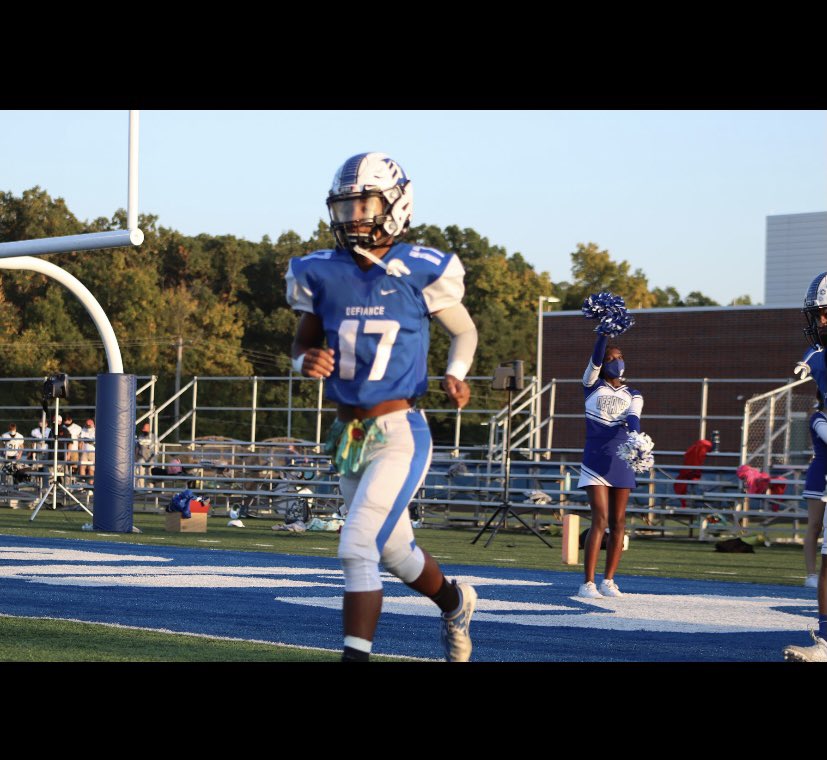 beamworkk's tweet photo. Thank you defiance. the last 4 years were amazing and going to definitely miss playin in front of this amazing community and fans. to my teamates thank you for all the memories we made together and making sports fun. lastly to my coaches thank you for everything #1out✌🏽🫶🏽💙 https://t.co/m9ZnYKzNt5