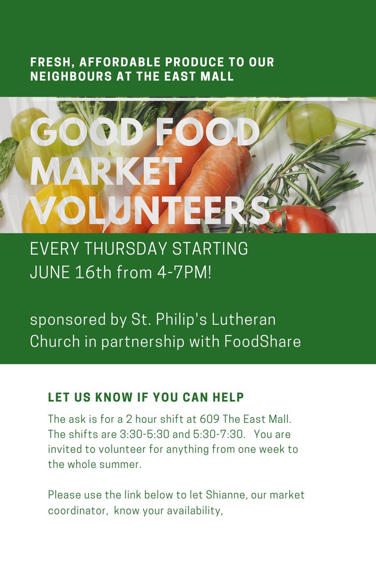 Good Food Market is back for 8th season! Come, share the excitement!