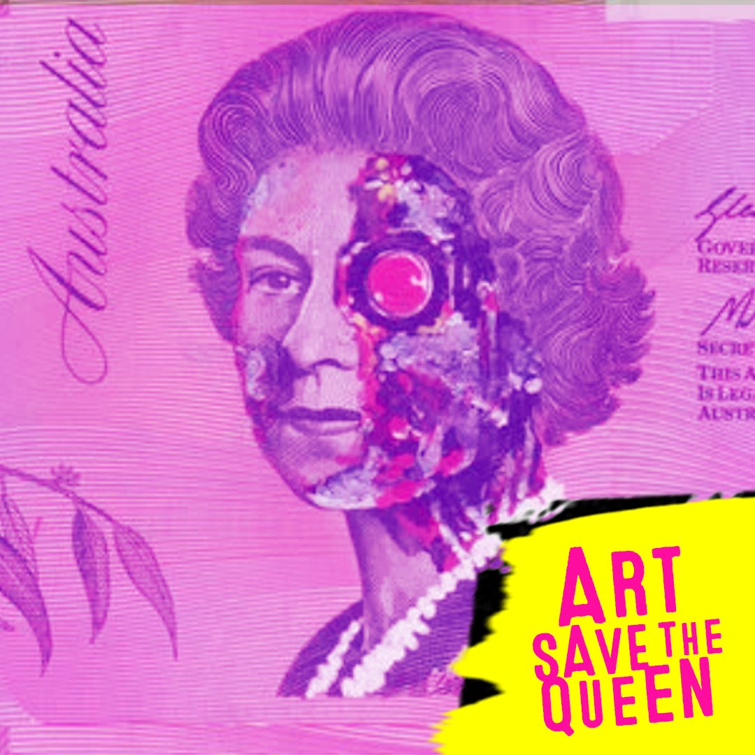 The Queen as the Terminator is unforgettable. 

After celebrating her Diamond #Jubilee, you know she said, “I’ll be back.” 😅

Once we #MintHerMajesty the queen will never be forgotten. 

What movie character would you like to see The Queen play?

#MintHerMajesty