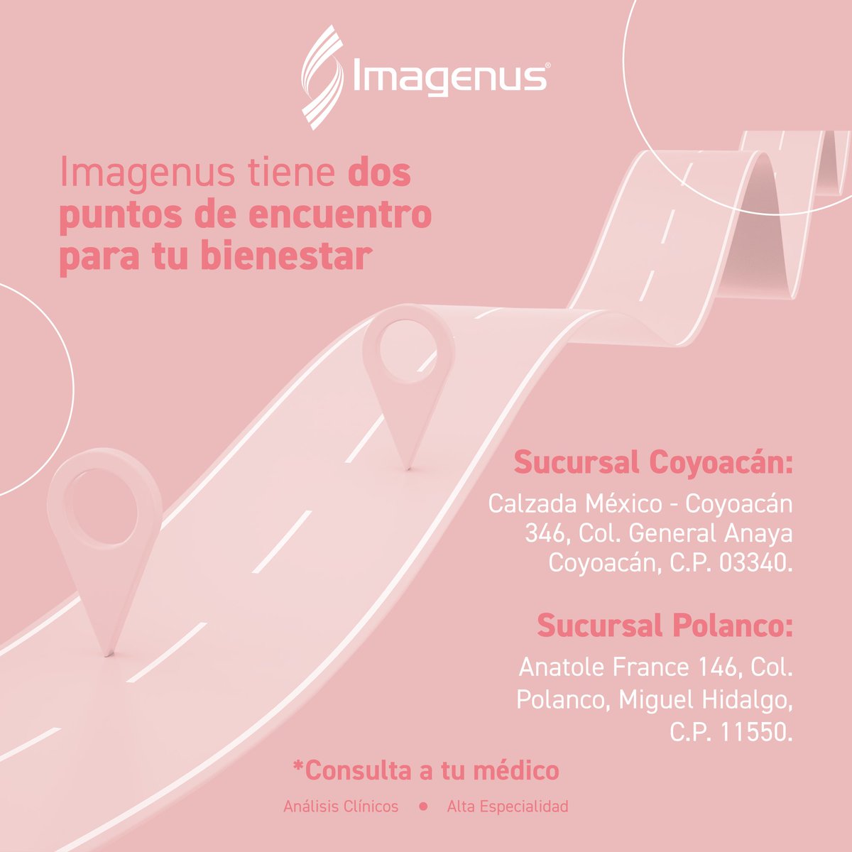 Imagenus's tweet photo. Te esperamos en tu sucursal Imagenus más cercana, donde encontrarás el estudio que te ayudará a encontrar un diagnóstico confiable. 
📲Agenda una cita al 55 9183 0040. https://t.co/MrAbazRGYm