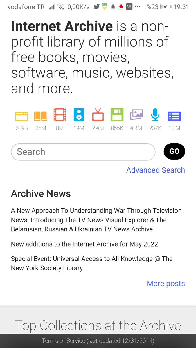 Okumayı seven güzel insanların bağımlısı olacağı bir site
archive.org