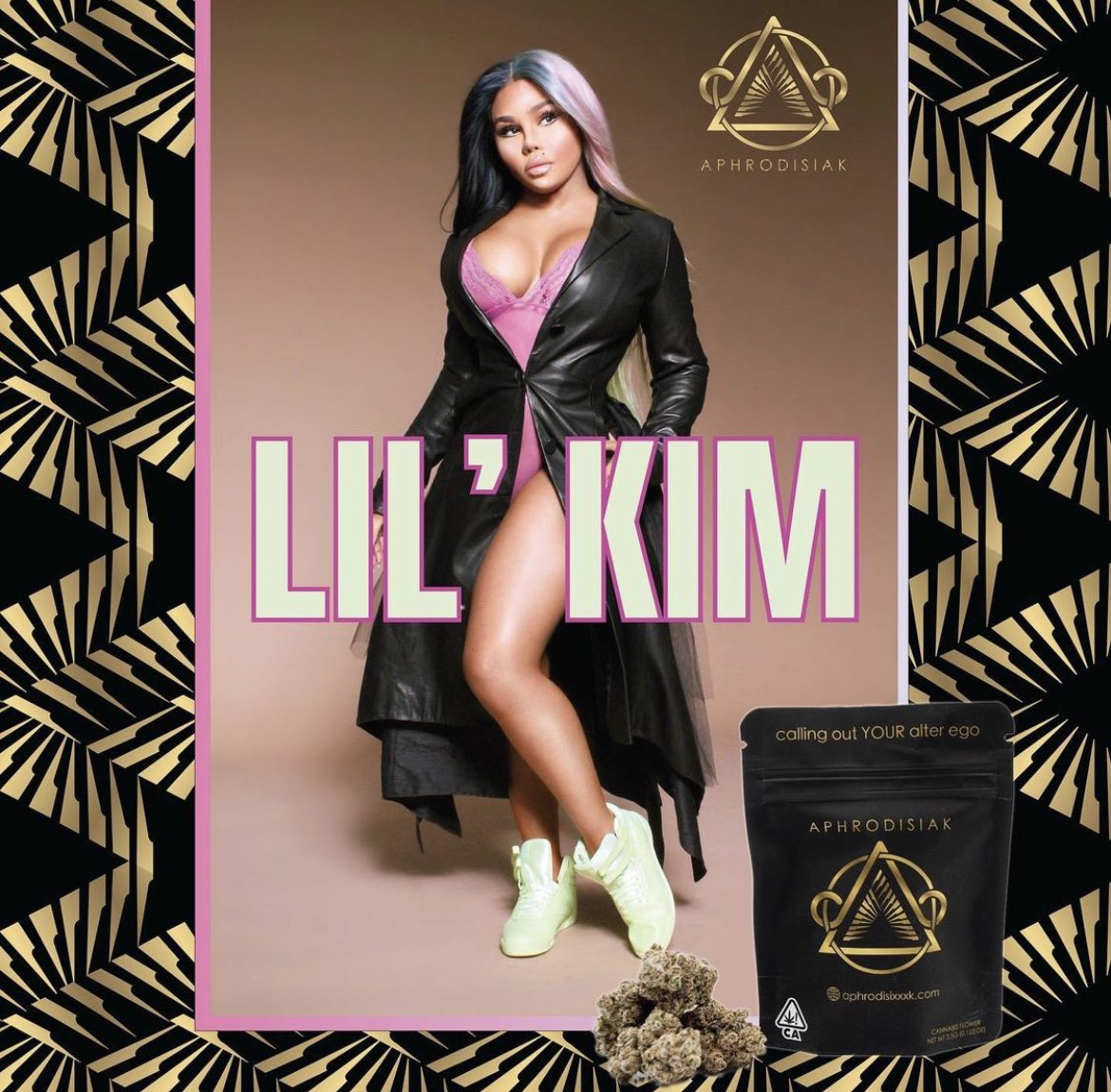 LilKimVideos1's tweet image. Lil’ Kim’s Aphrodisiak Cannabis Brand is Now Available EXCLUSIVELY at Pineapple Express Hollywood 👑