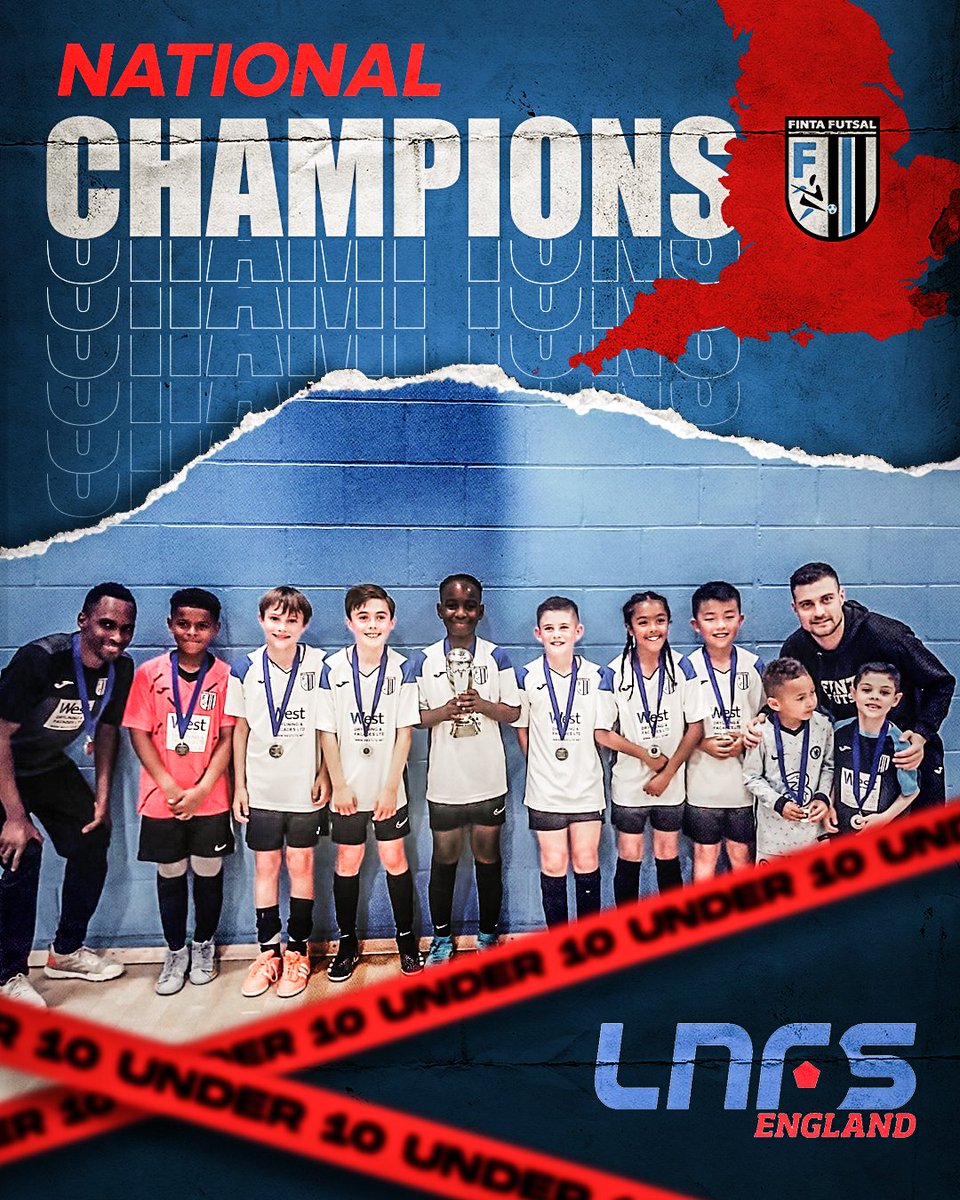 Finta Futsal (@fintafutsal) on Twitter photo U10s & U12s are National @LNFSengland Champions!
⚽️🏆💙
Couldn't be prouder.
U14s lost in the semi final to a strong <a href="/FutsalaLeeds/">Futsala Leeds</a> squad in a very tight match 4.3. U10s & U12s are National @LNFSengland Champions!
⚽️🏆💙
Couldn't be prouder.
U14s lost in the semi final to a strong <a href="/FutsalaLeeds/">Futsala Leeds</a> squad in a very tight match 4.3.