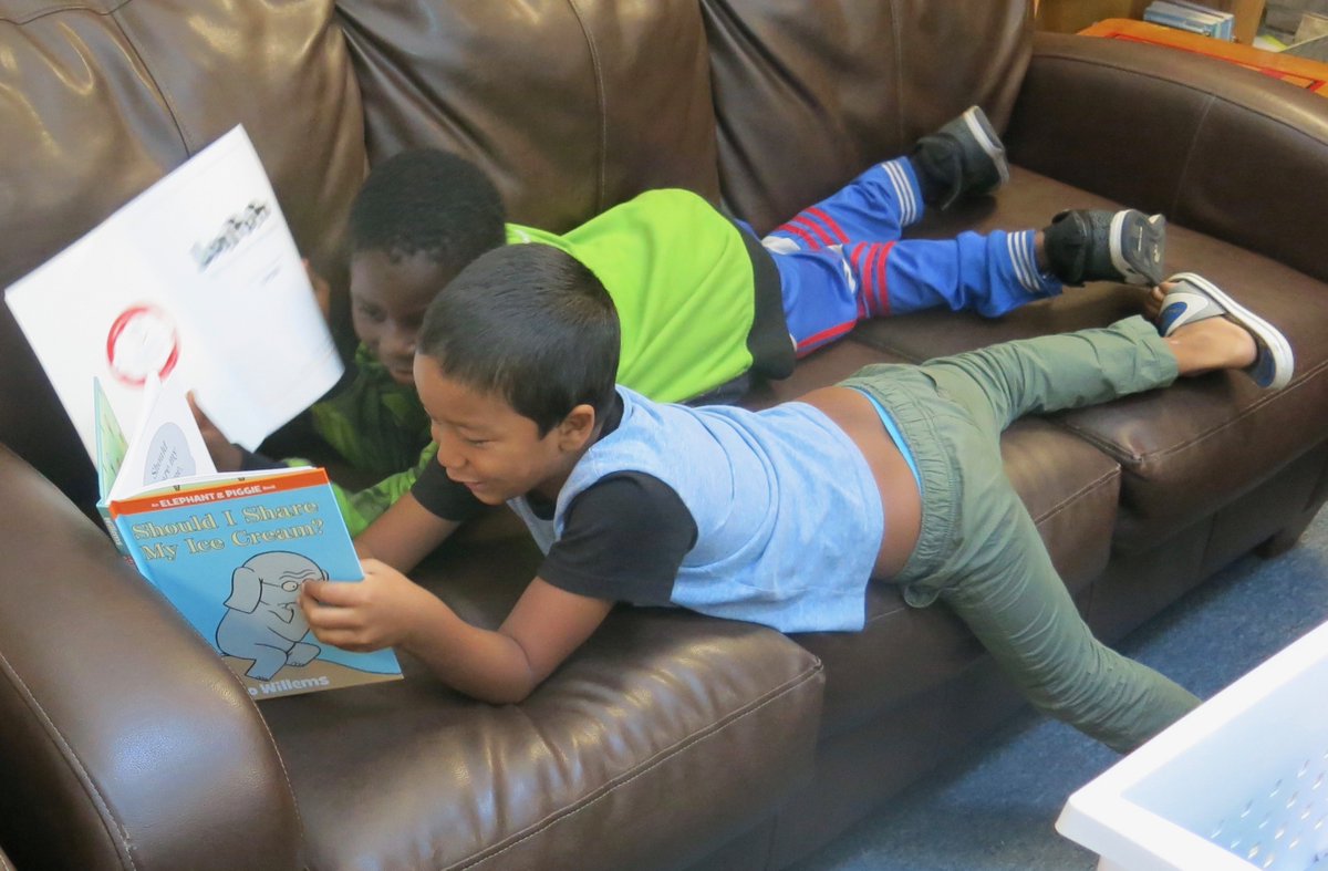 There is nothing better than a buddy to read with! #childrensliteracy #nonprofitorganization #discoverannarbor #childrenseducation