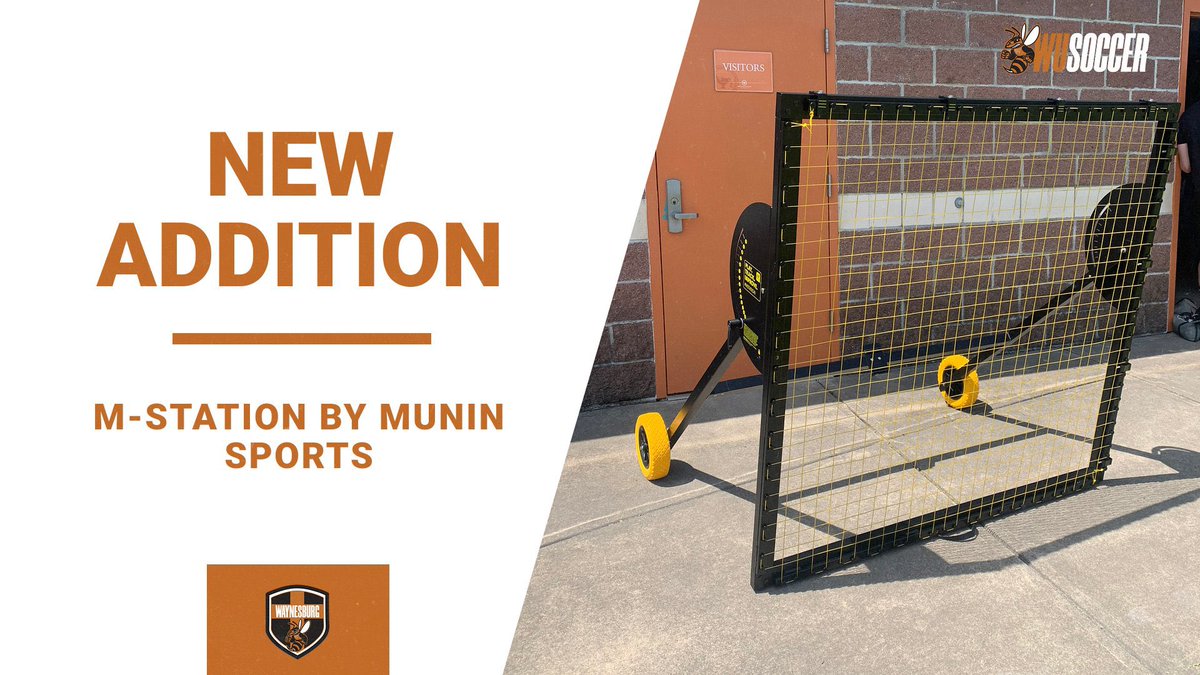 Waynesburg Women's Soccer (@wu_wsoccer) on Twitter photo 🚨NEW!🚨 Waynesburg Soccer is excited to add another new addition to our program starting this fall! The M-station by <a href="/muninsports/">Munin Sports</a> is one more addition that will allow us to provide the best training experience for our players 🔥⚽️ #JacketUp #d3soccer #whyd3 🚨NEW!🚨 Waynesburg Soccer is excited to add another new addition to our program starting this fall! The M-station by <a href="/muninsports/">Munin Sports</a> is one more addition that will allow us to provide the best training experience for our players 🔥⚽️ #JacketUp #d3soccer #whyd3