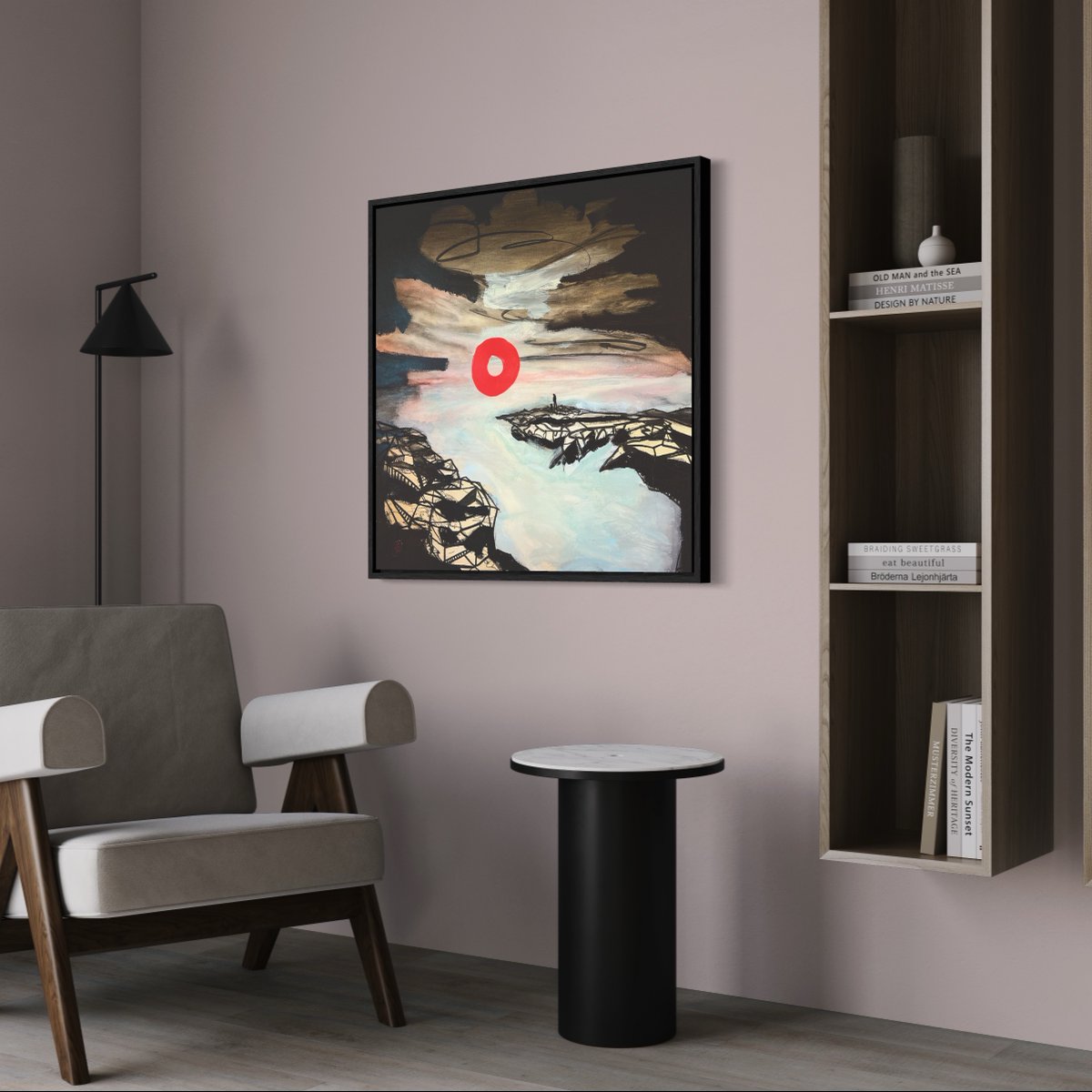 👋 Nouvelle toile disponible! 
Titre : Objet No1
eliemiron.com/product/object…
Collection : Objet
Technique : Peinture acrylique + Fusain
Création : 2022

#art #artwork #peintureacrylique #fusain #landscape #landscape_lovers #paysage #artquebec #artmontreal #cercle #dog #chien #silence