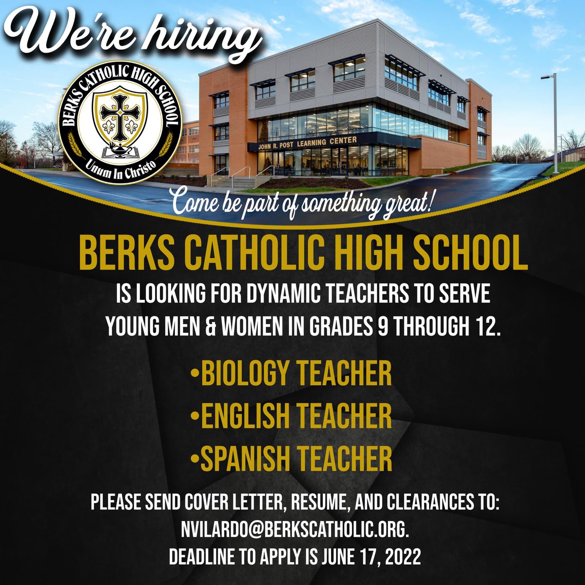 Berks Catholic (@berkscatholic) on Twitter photo 
