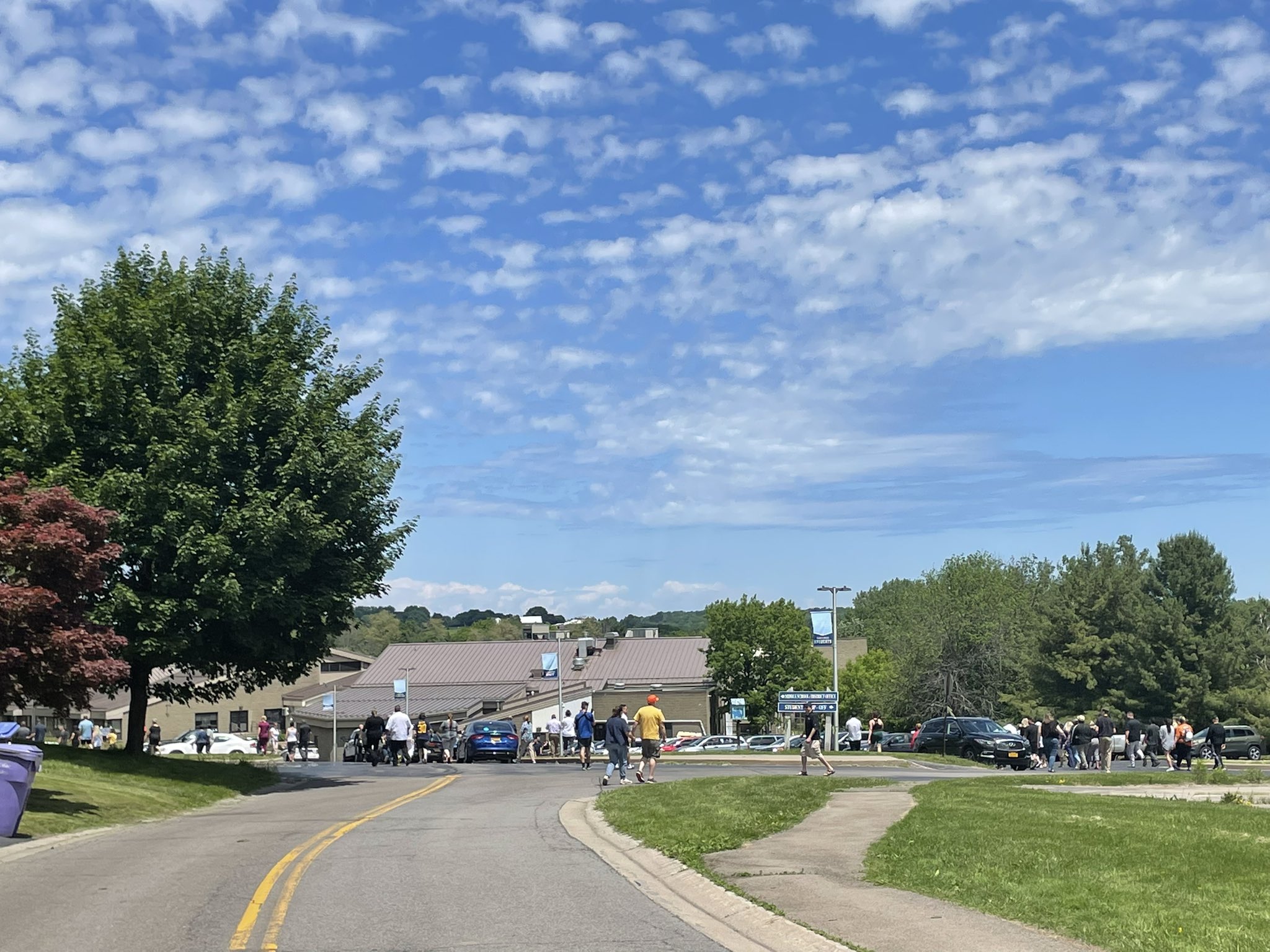 Chase Houle on Twitter "A herd of parents are walking up to the