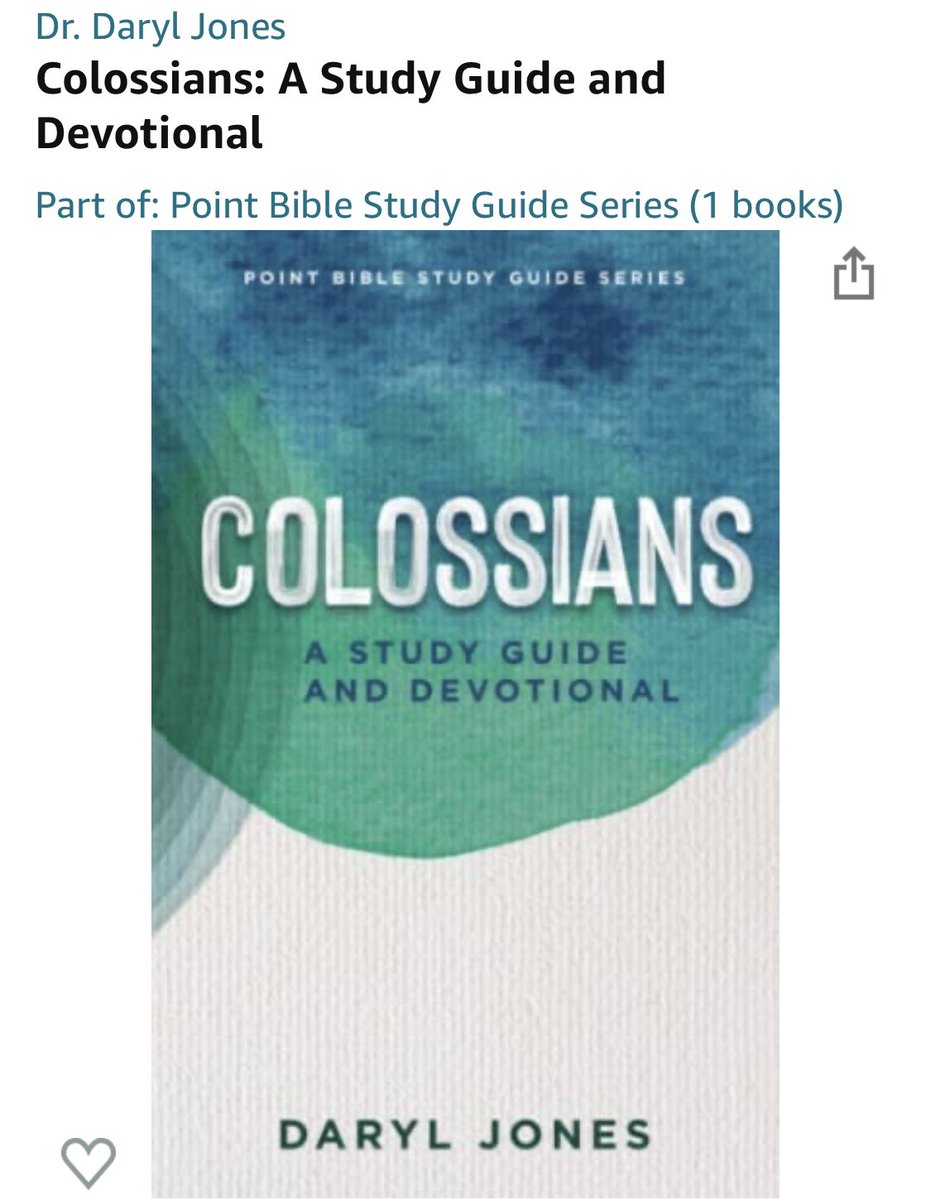 Being a little more than devotional &amp; not quite a commentary, this is a great resource for individuals, small groups, &amp; ministry leaders to work through how the message of Colossians motivates our commitment to Christ against all opposition. a.co/635k8g5