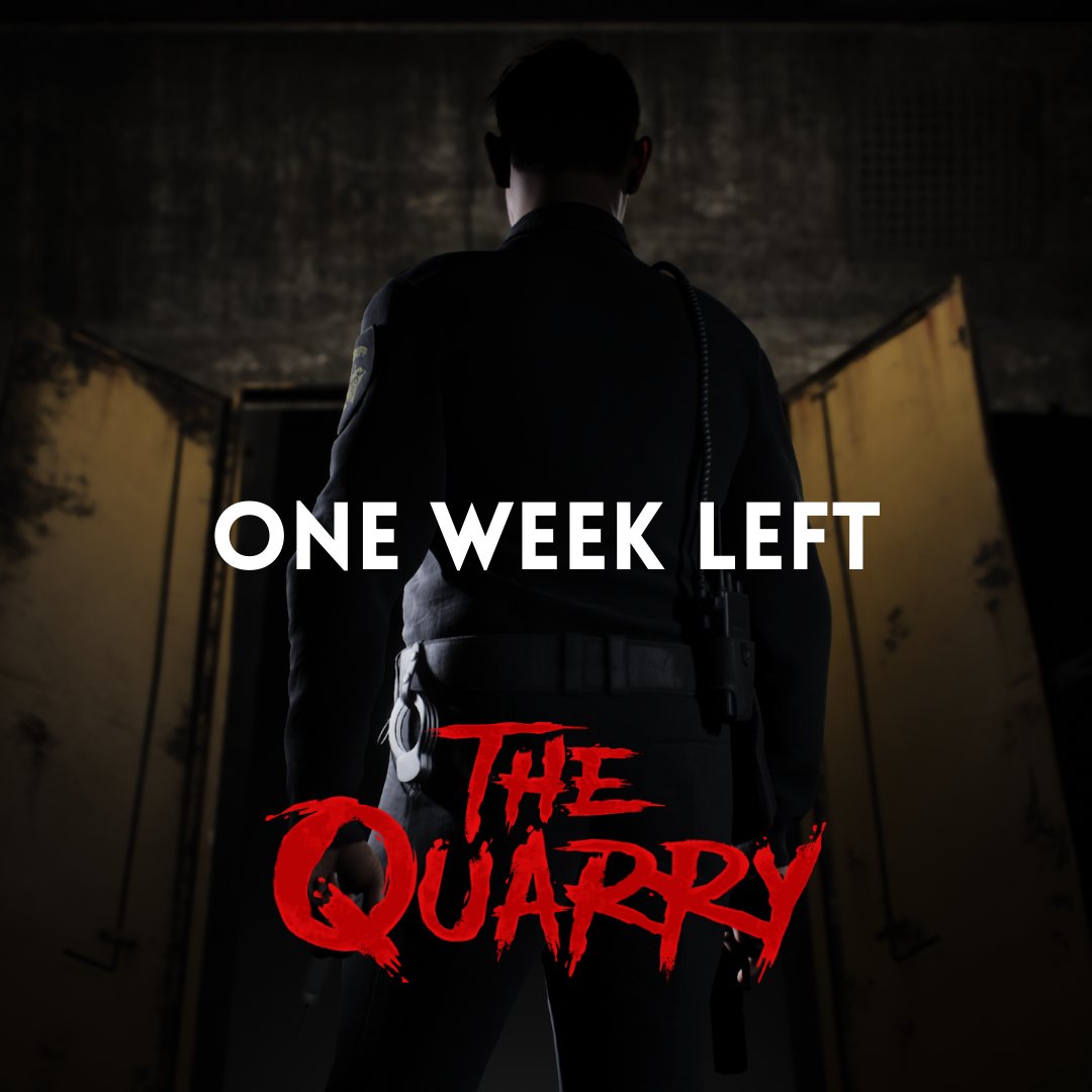 Just 1 WEEK LEFT until your fateful trip to #TheQuarry begins! 😱