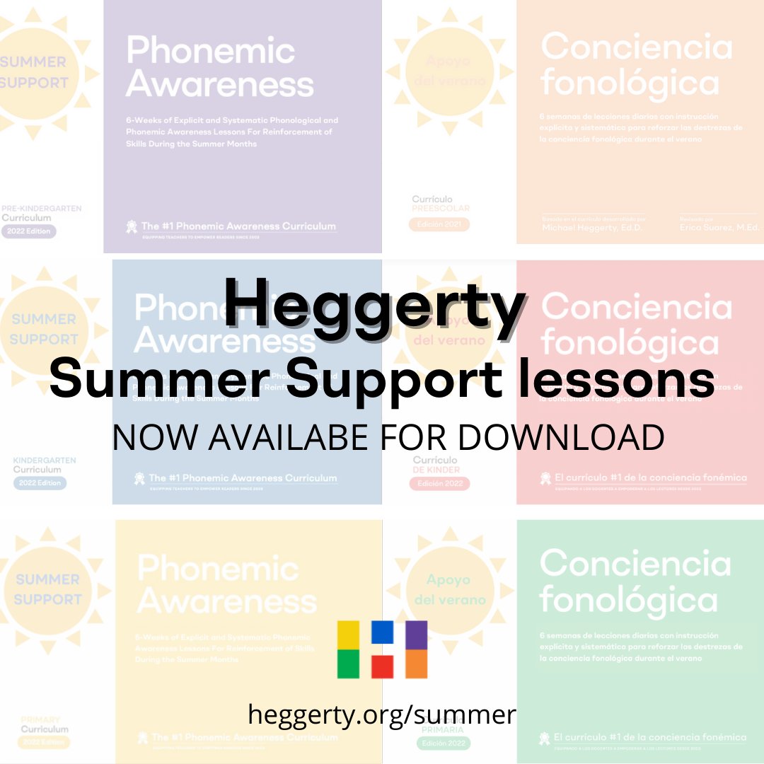 ☀️ Summer Support Lessons are now available as a free download on our website! BONUS: lessons also include access to our daily lesson videos -so any child, anywhere, can receive quality instruction from a literacy specialist this summer-what grade level will you be downloading?