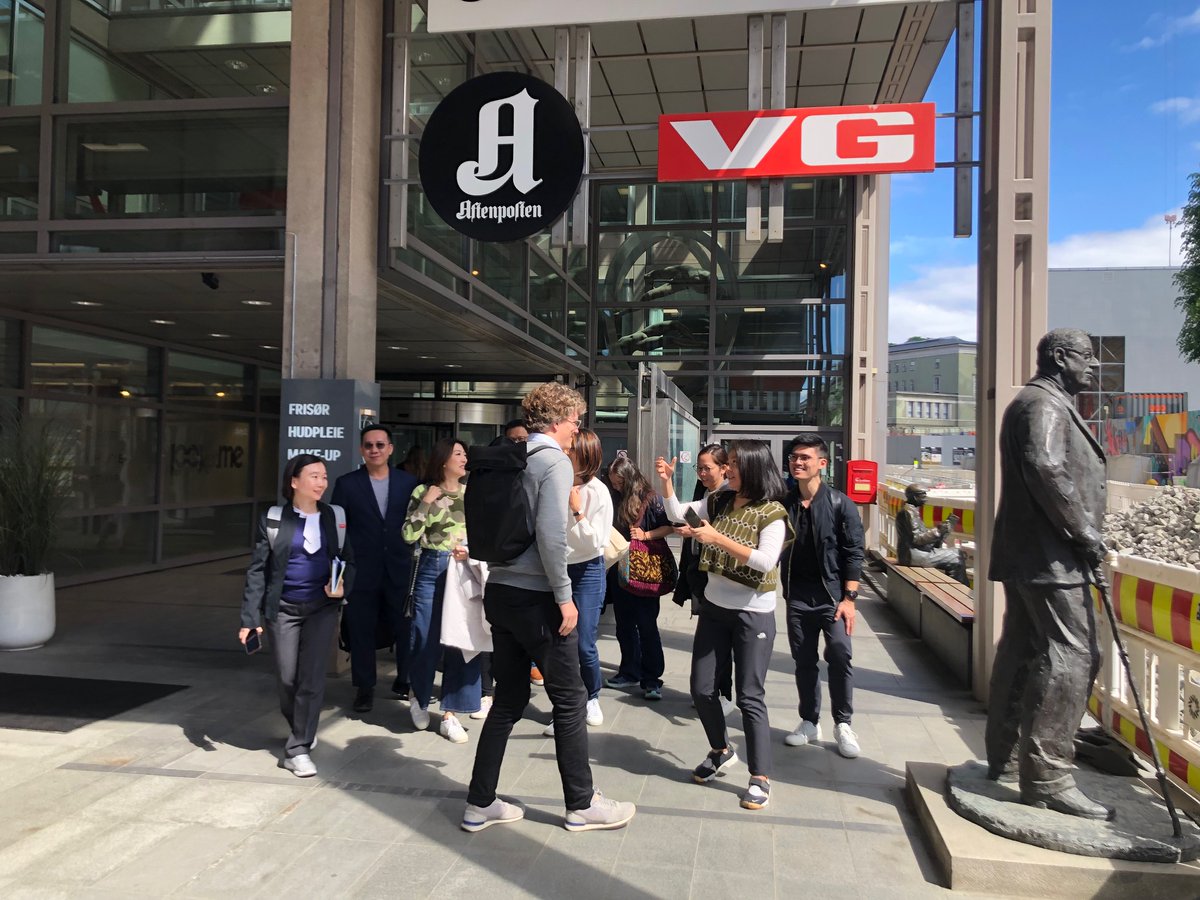 NewspaperWorld's tweet photo. More images from this year's post #DME22 Study Tour, which took place today in Oslo, Norway. See more about the tour at: https://t.co/NsaMyKTU2J https://t.co/kIWMsuv9JK
