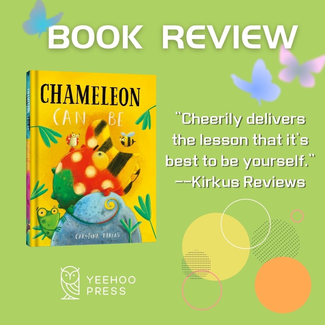 Yeehoo Press (@yeehoopress) on Twitter photo We are delighted to share the book review for CHAMELEON CAN BE, written and illustrated by Carolina Farías <a href="/fariasillos/">Carolina Farias</a>!
“Cheerily delivers the lesson that it's best to be yourself.” -Kirkus Reviews
#yeehoopress #picturebook #kidlitart #bookstagram #kidsbooks #childrensbooks We are delighted to share the book review for CHAMELEON CAN BE, written and illustrated by Carolina Farías <a href="/fariasillos/">Carolina Farias</a>!
“Cheerily delivers the lesson that it's best to be yourself.” -Kirkus Reviews
#yeehoopress #picturebook #kidlitart #bookstagram #kidsbooks #childrensbooks