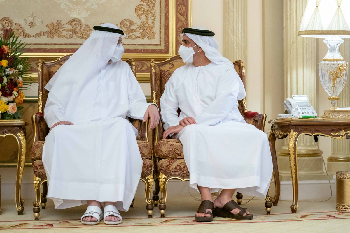 استقبال صاحب السمو الشيخ محمد بن زايد آل نهيان رئيس الدولة "حفظه الله" في قصر البديع بالشارقة
Receiving UAE President His Highness Sheikh Mohamed bin Zayed Al Nahyan at Al Badea Palace in Sharjah