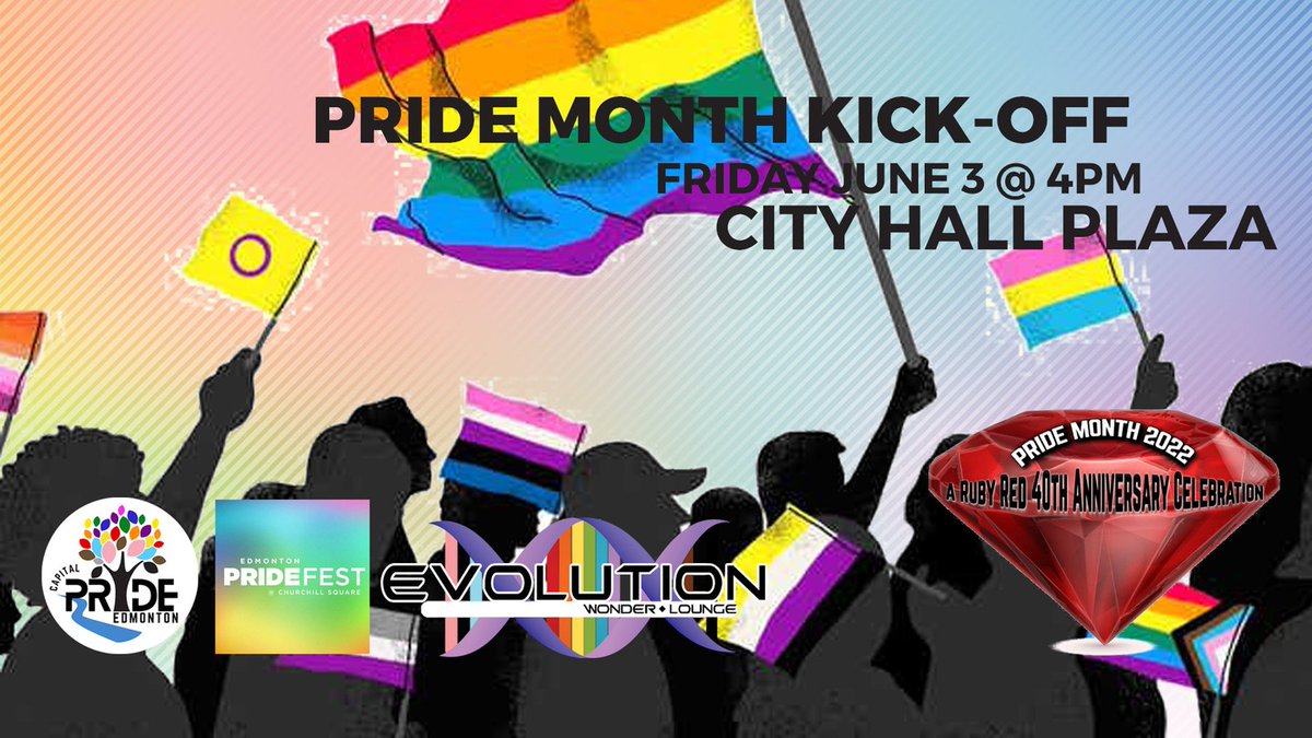 A week is not enough to celebrate the #LGBTQ2 community! 

Join in for <a href="/CapitalPrideYEG/">Capital Pride Edmonton</a> #Pride Month as they celebrate their 40th anniversary of Pride. 🎉

Today is their kick-off, and their festival runs until June 30. ⬇️
  ow.ly/2yrO50Jn9MR