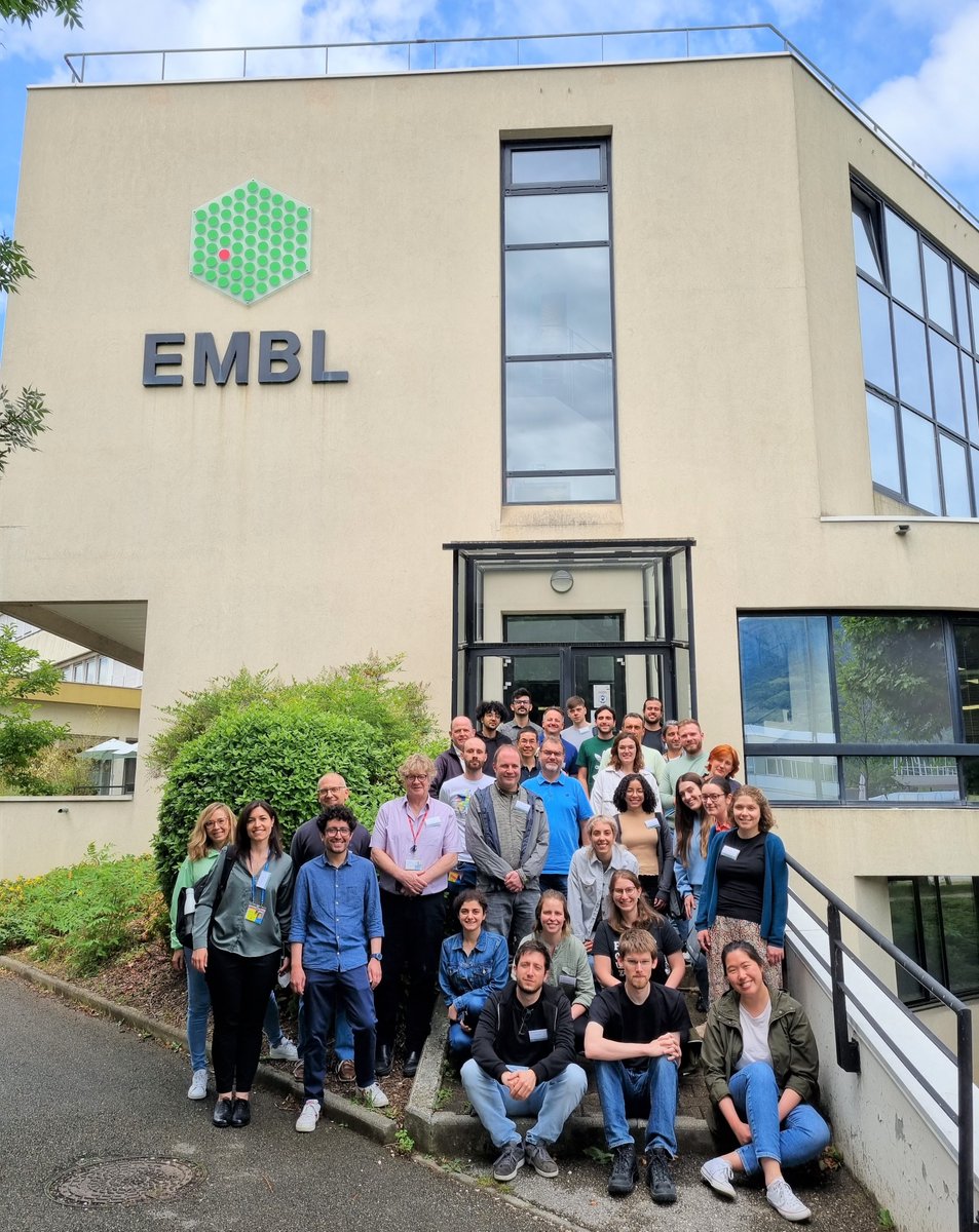 EMBLGrenoble's tweet photo. It's almost a wrap! Tomorrow is the last day of the #EMBOmacromolecular course. 

Thank you to all the participants &amp; organisers! See you in two years for the next edition! https://t.co/8Tcym2gYzT
